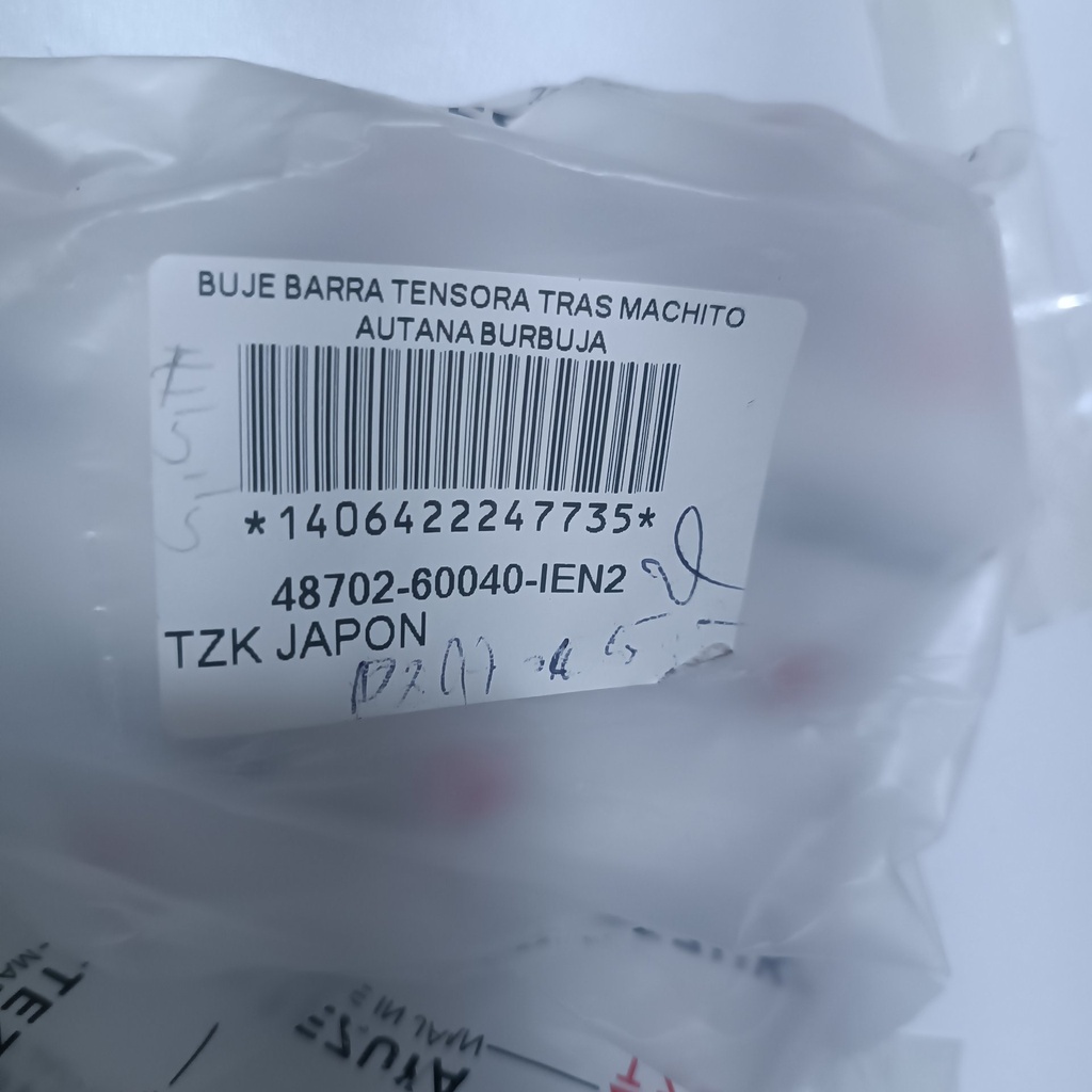 BUJE BARRA TENSORA TRAS MACHITO AUTANA BURBUJA