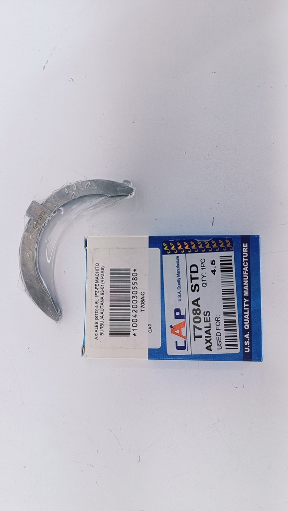 AXIALES (STD) 4.5L 1FZ-FE MACHITO BURBUJA AUTANA 93-01 (4 PZAS)