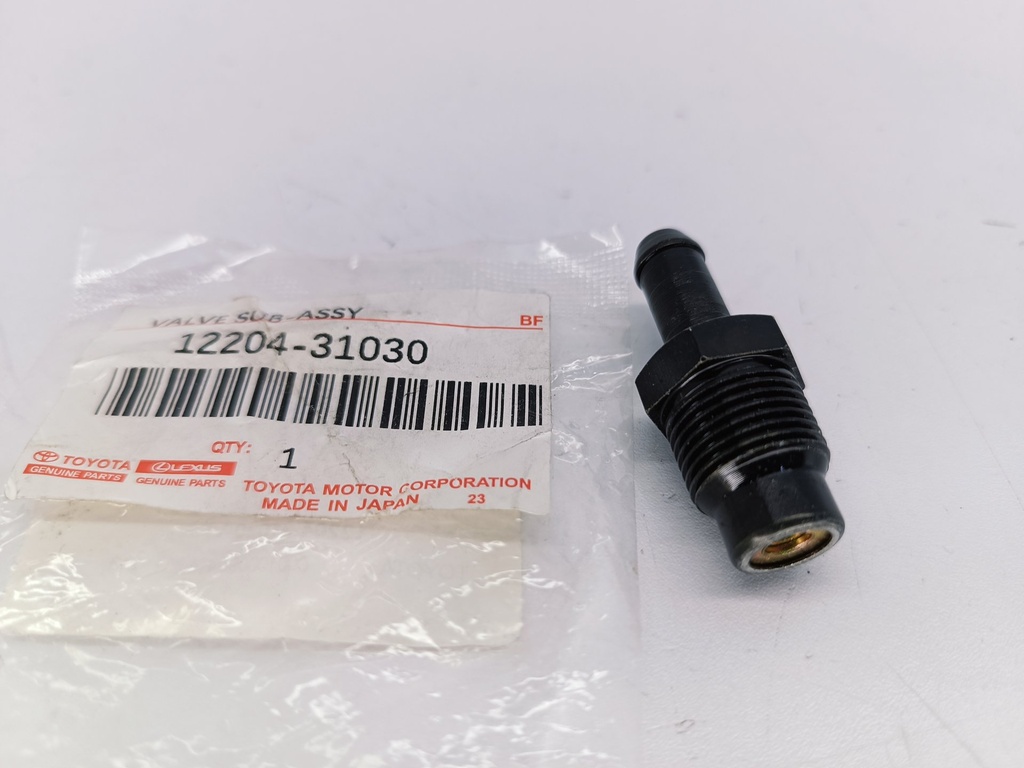 [12204-31030-VI] VALVULA PCV KAVAK FORTUNER 4RUNNER COROLLA NEW SENSATION VITARA