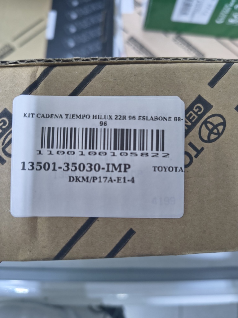 KIT CADENA TIEMPO HILUX 22R 96 ESLABONE 88-96