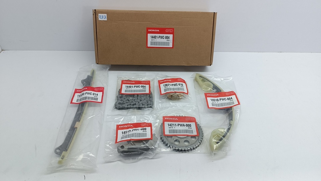 KIT CADENA TIEMPO HONDA FIT L-1.5 06-08 ( 66 ESLABONE) ( MOTOR i-VTEC)