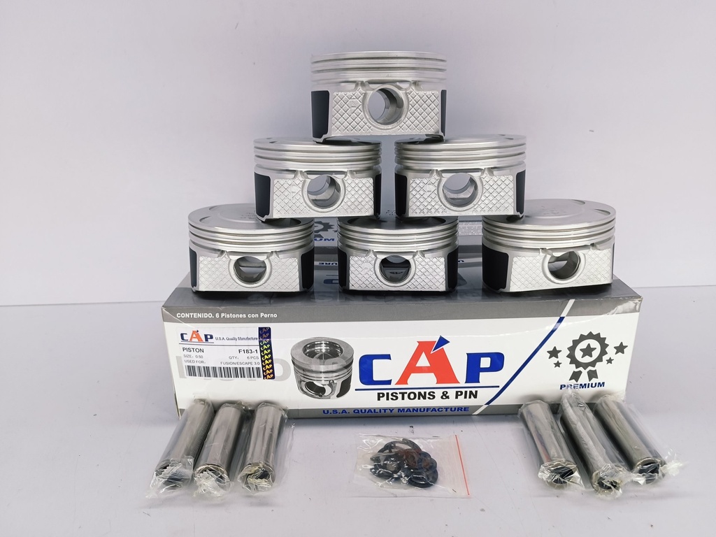 PISTON FUSION ESCAPE 3.0 (020) 1.2X1.5X2.5 89MM