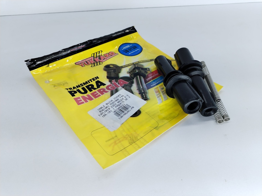 CABLE BUJIA (CHUPO BOBINA) MUSTANG FX4 EXPLORER EDDY BAUER 4.6 (04-10) ( PAQUETE DE 2 UNIDADES)
