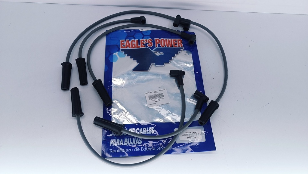 CABLE BUJIA V6 2F 3F TIPO GM USA 8 MM CON TAPA