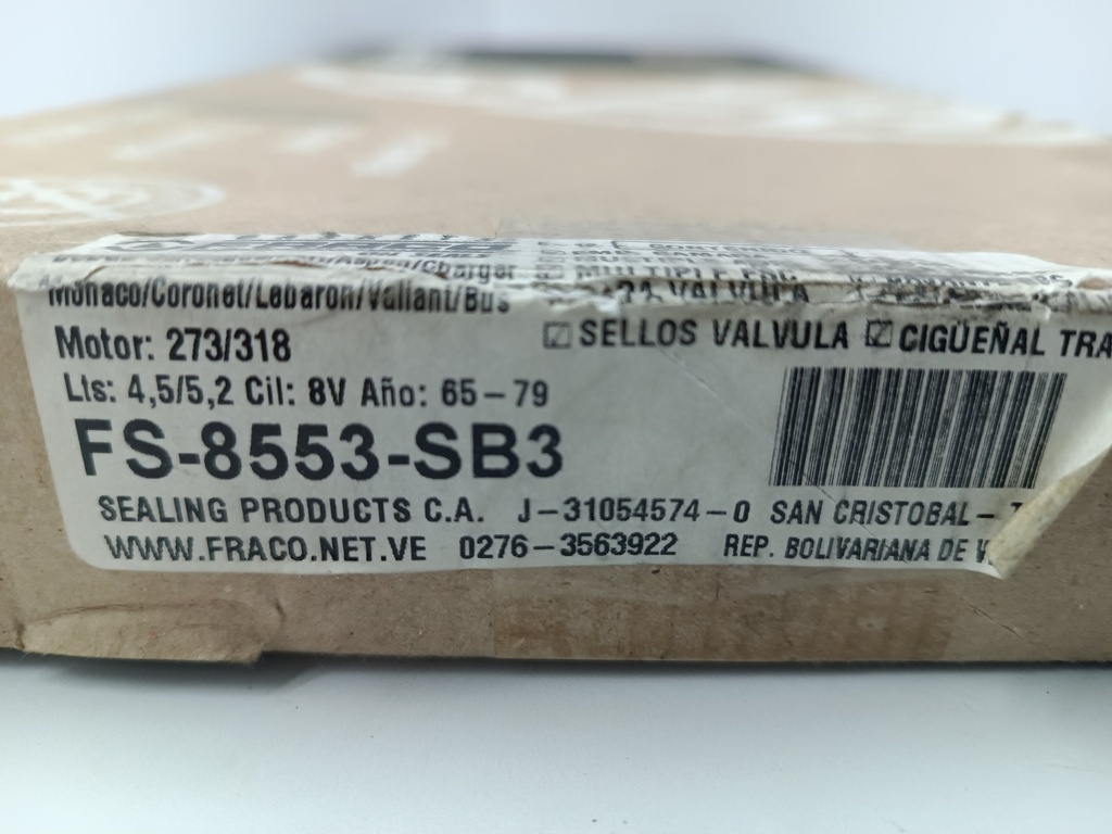KIT EMPACADURA DODGE 318 65-79